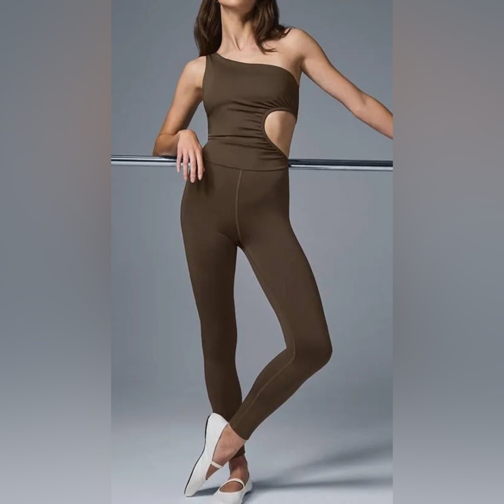ALO Yoga Chocolate Brown Jumpsuit